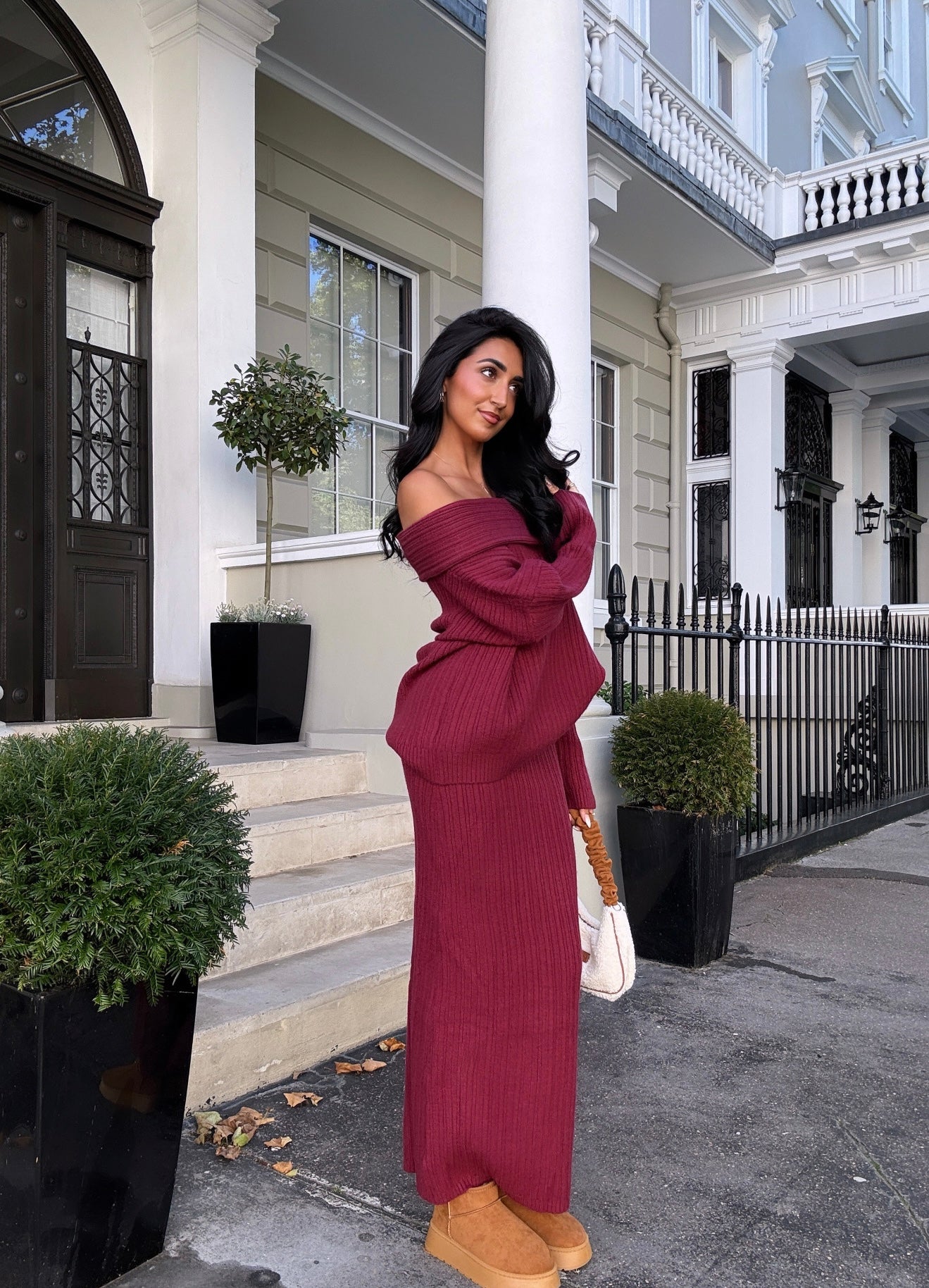 Ensemble doux bardot et jupe (3 coloris)
