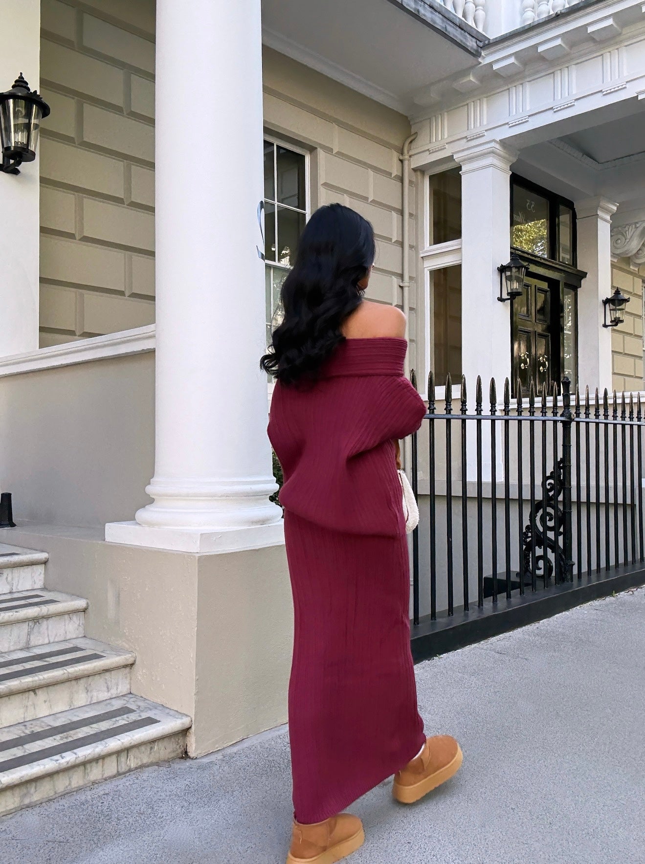 Ensemble doux bardot et jupe (3 coloris)