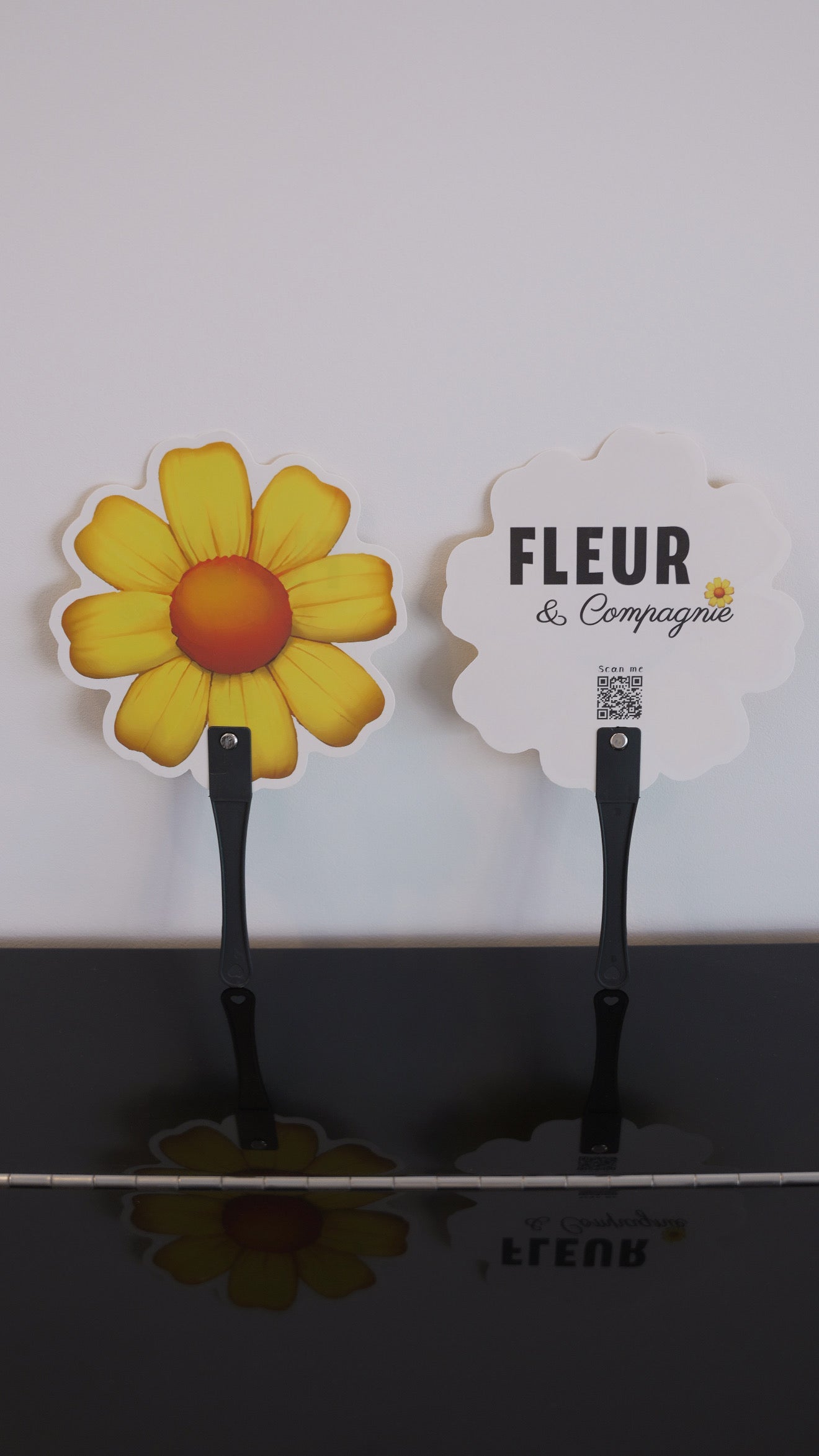 Eventail jetable FLEUR & Compagnie
