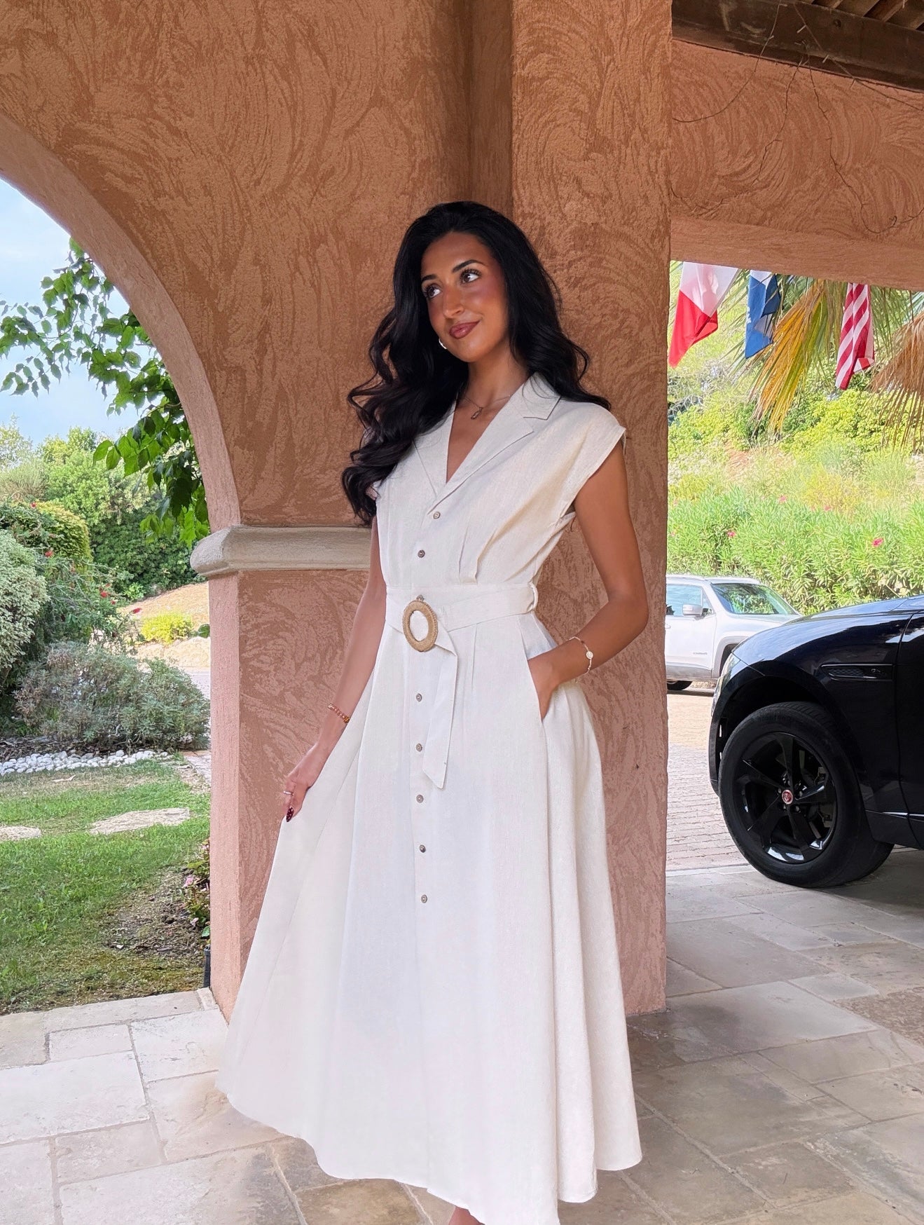 Robe longue en lin (3 coloris)