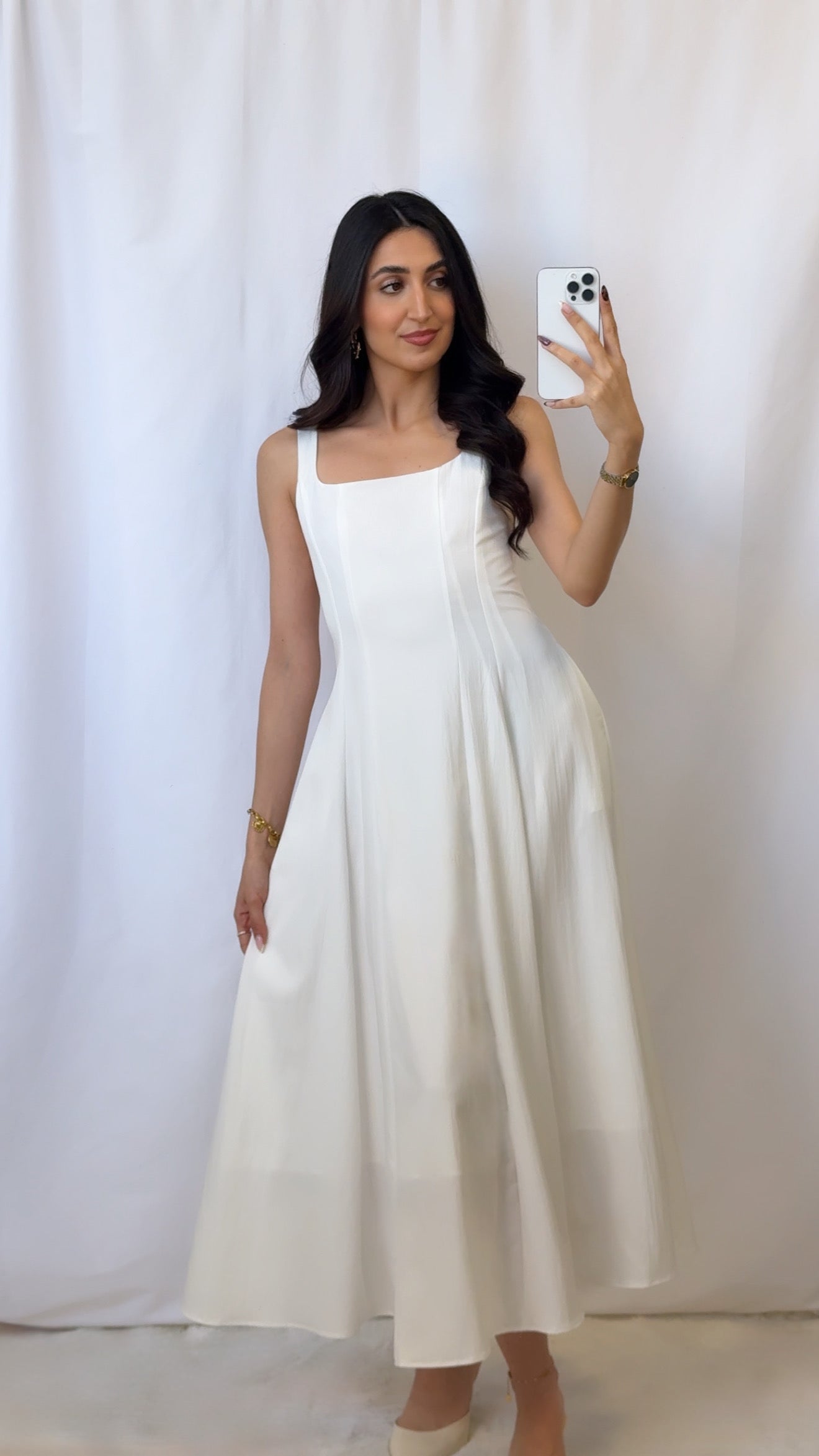 Vestido largo blanco