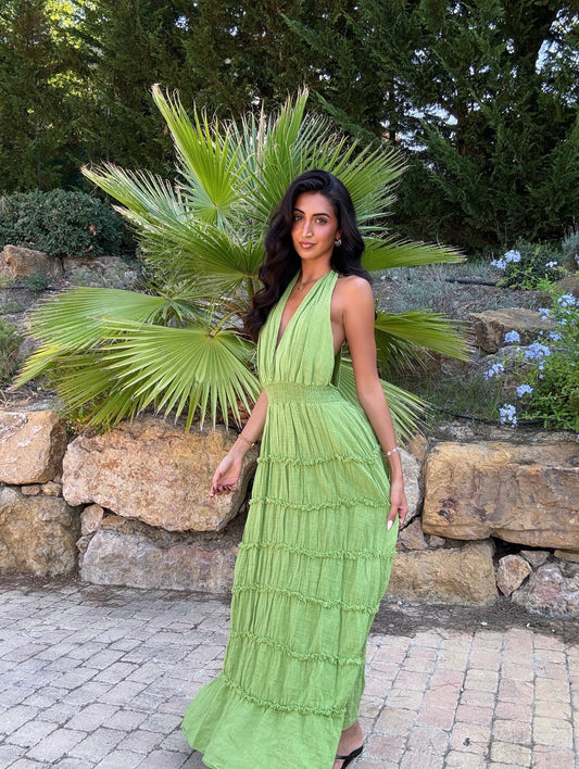 Robe longue dos nu (3 coloris)