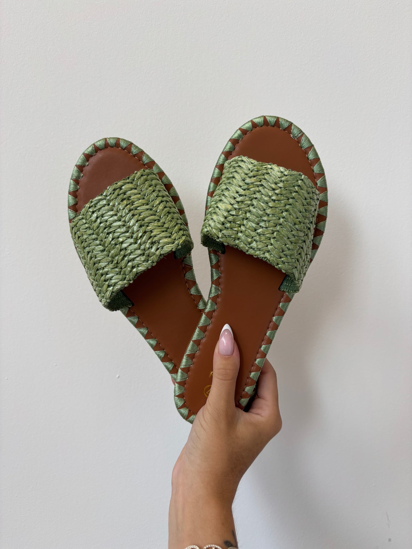 chanclas verdes