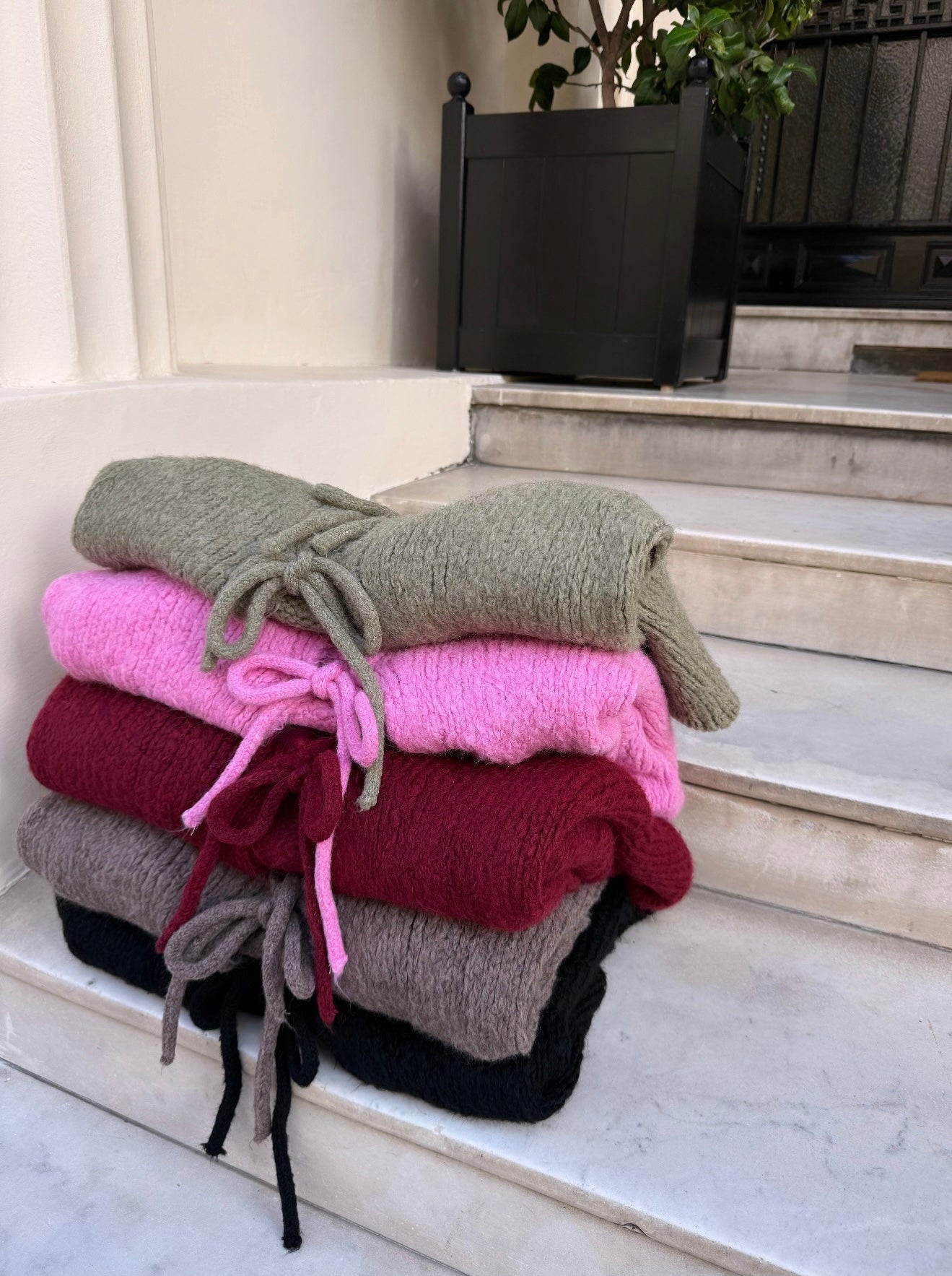 Pull doux à noeuds (6 coloris)