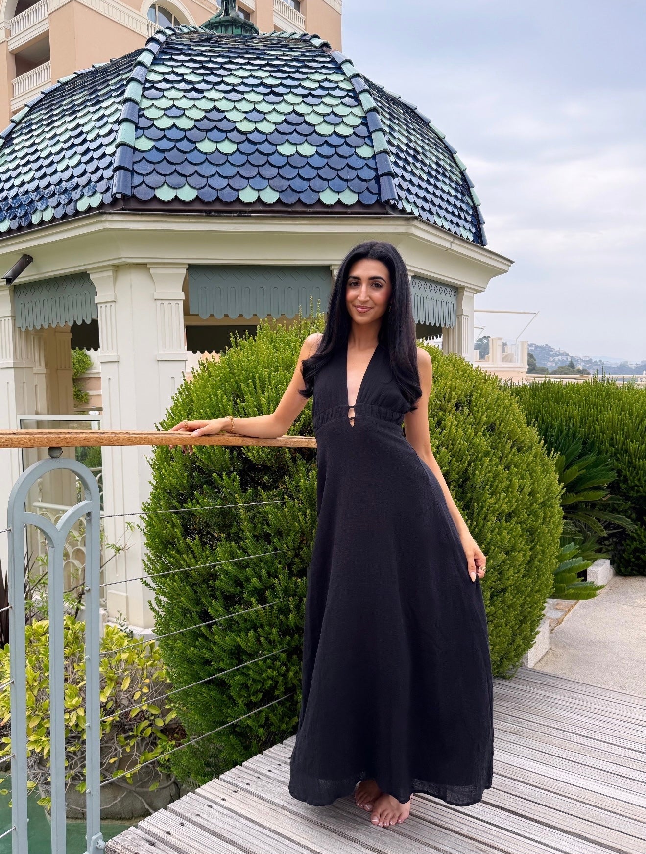 Robe longue dos nu (4 coloris)