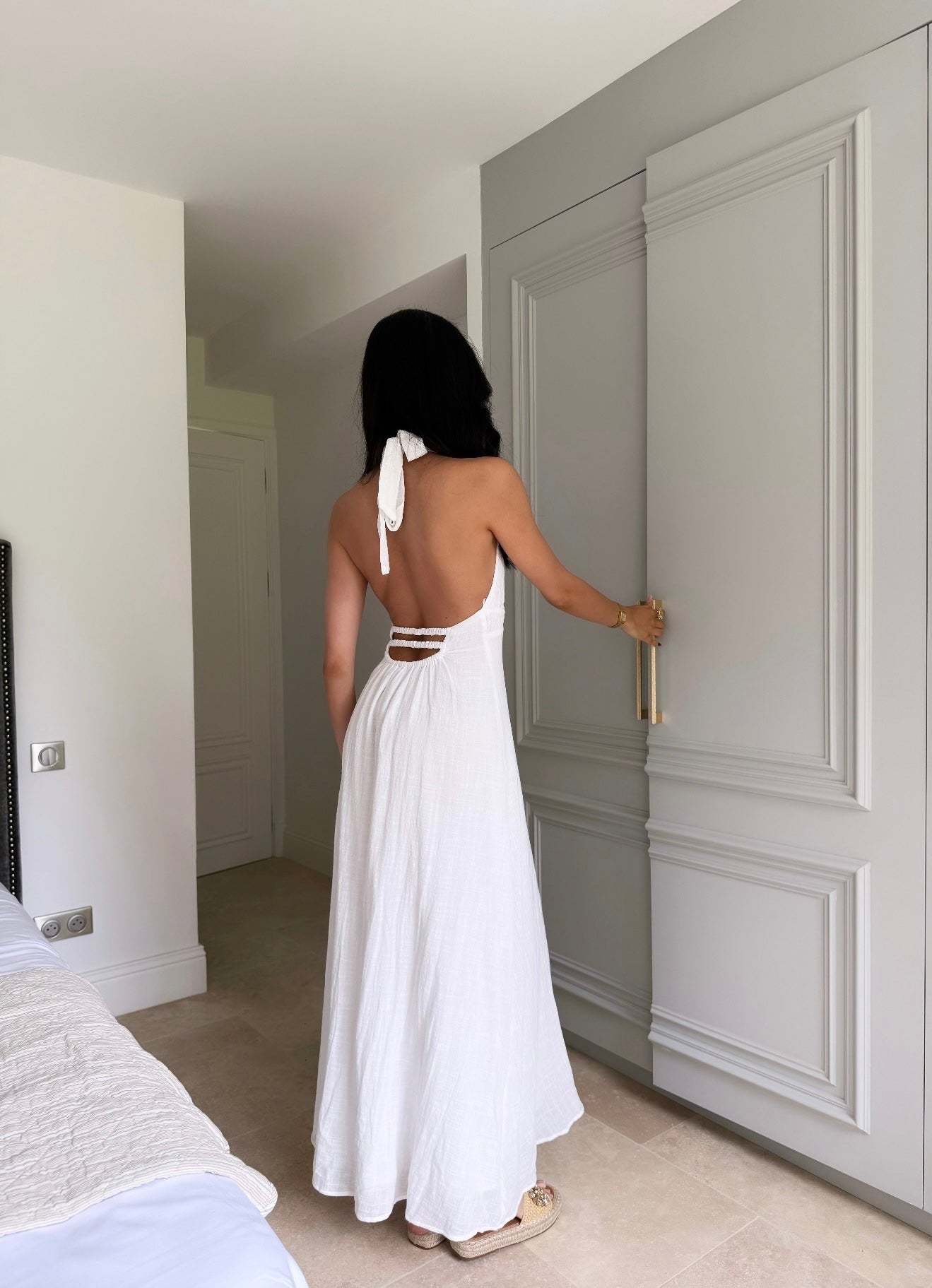 Robe longue dos nu (4 coloris)