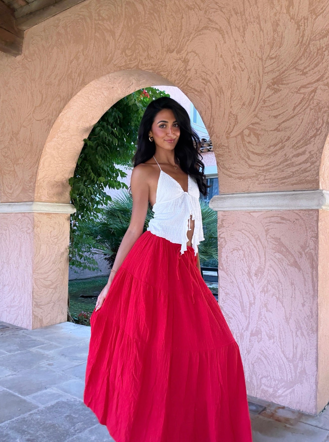 Jupe gaze de coton (10 coloris)