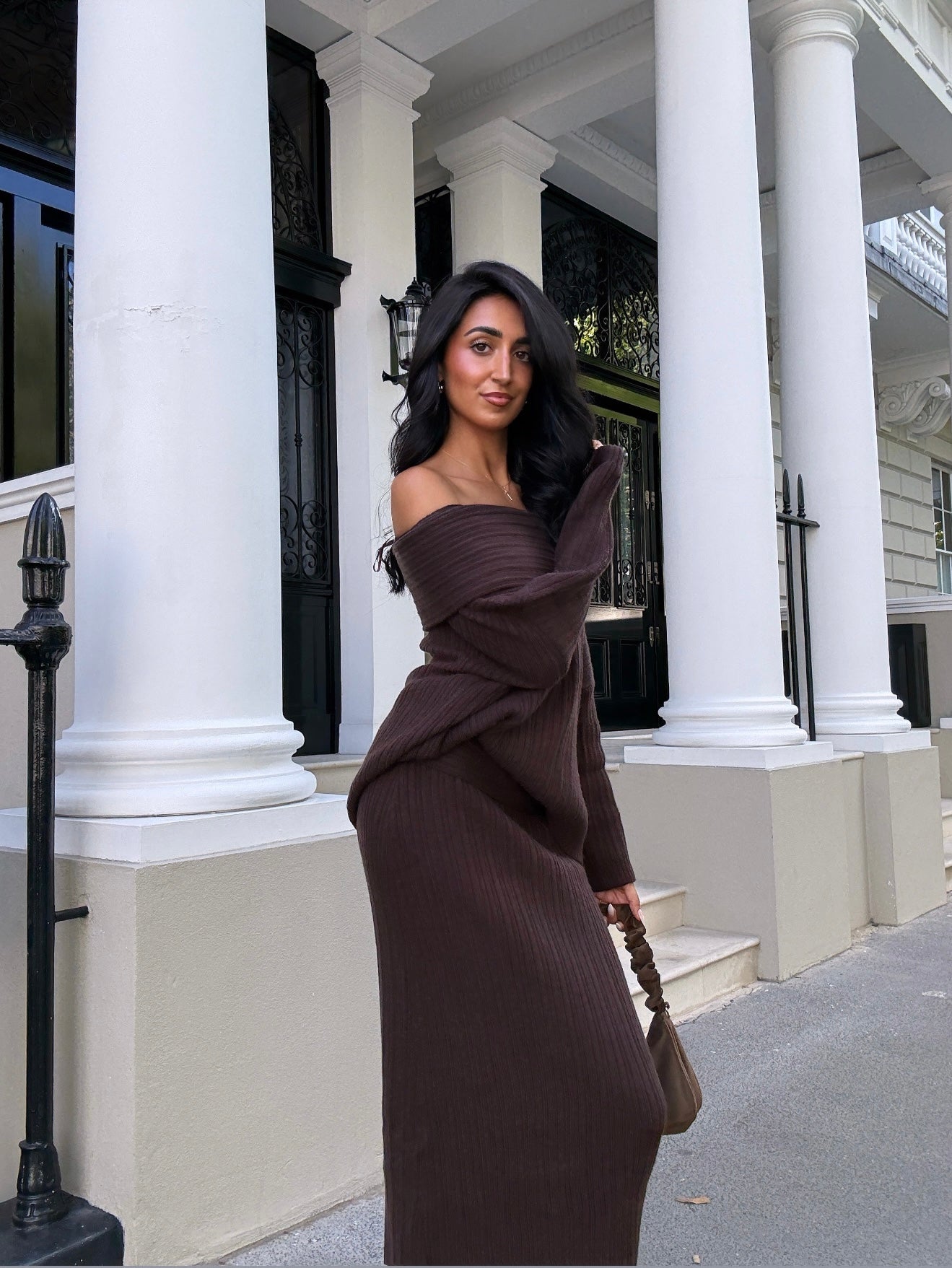 Ensemble doux bardot et jupe (3 coloris)