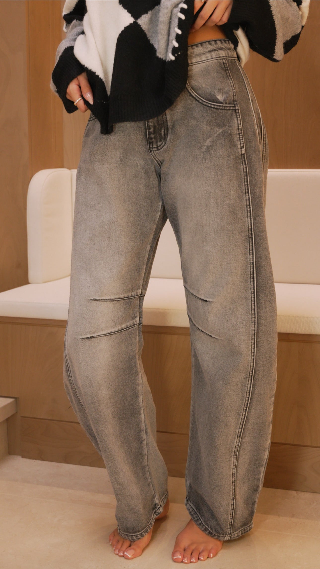 Jean coupe large (2 coloris)
