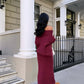 Ensemble doux bardot et jupe (3 coloris)