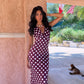 Robe longue à pois (2 coloris)
