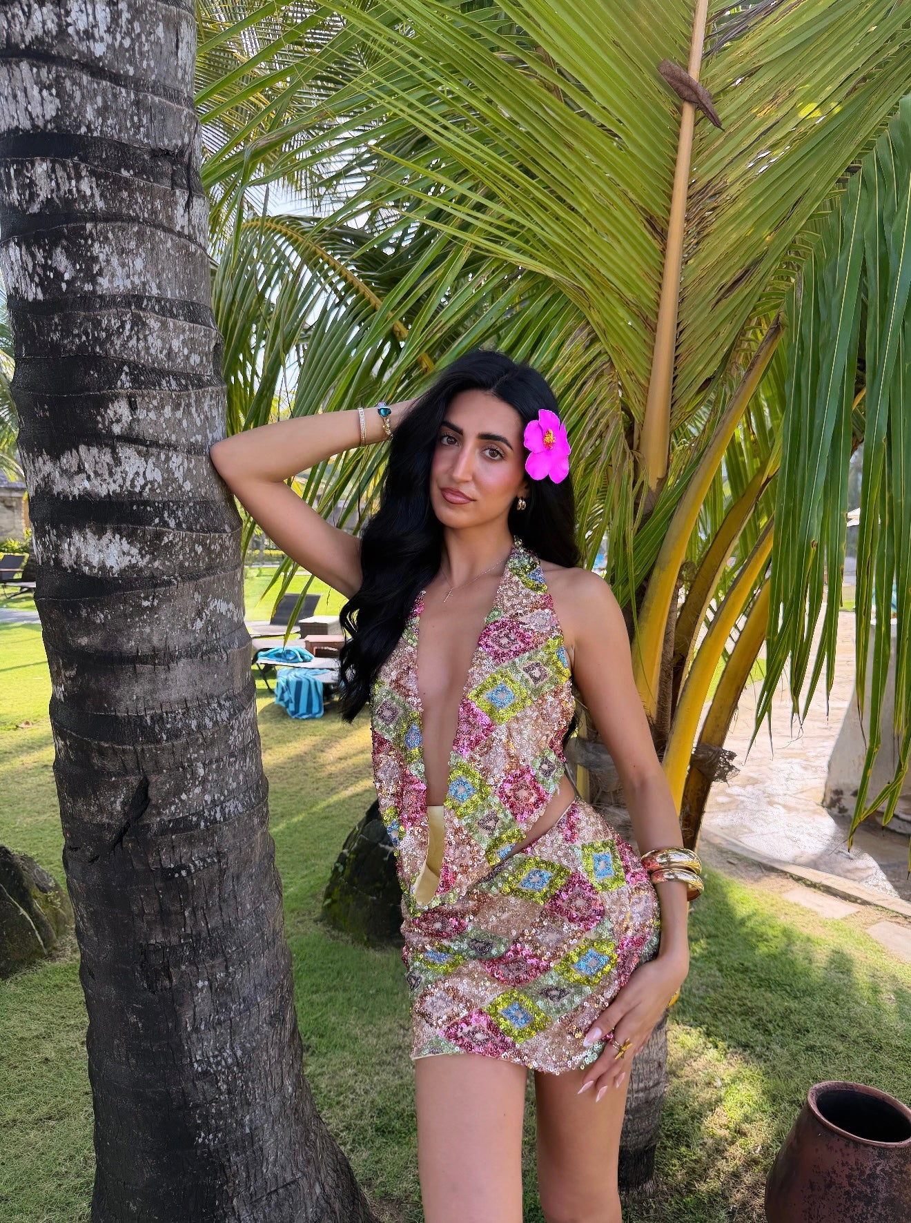 Ensemble top et jupe Ibiza (2 coloris)