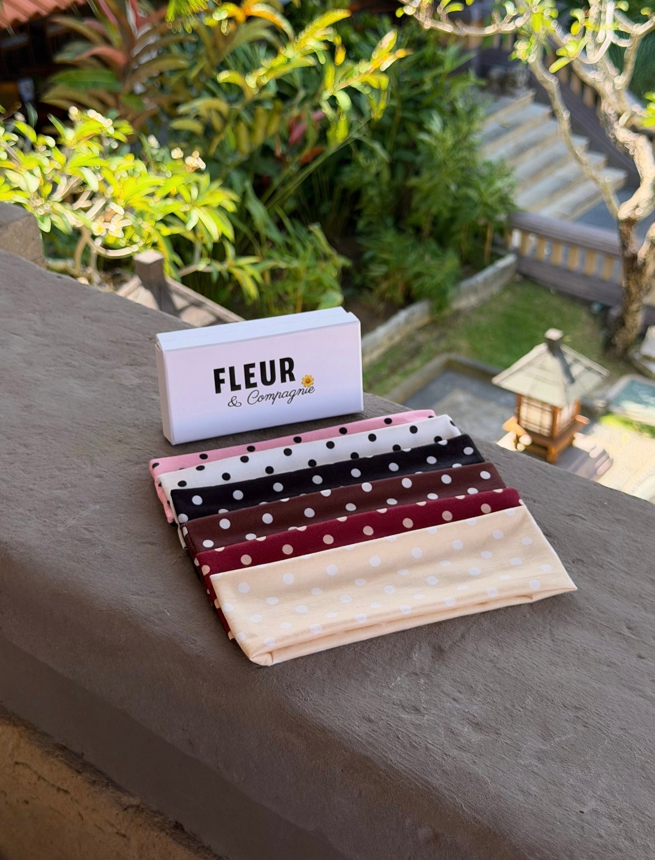 Coffret 3 bandeaux à pois (2 sets au choix)