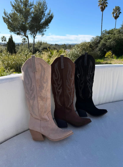 Santiags à strass (3 coloris)