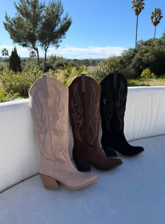 Santiags à strass (3 coloris)