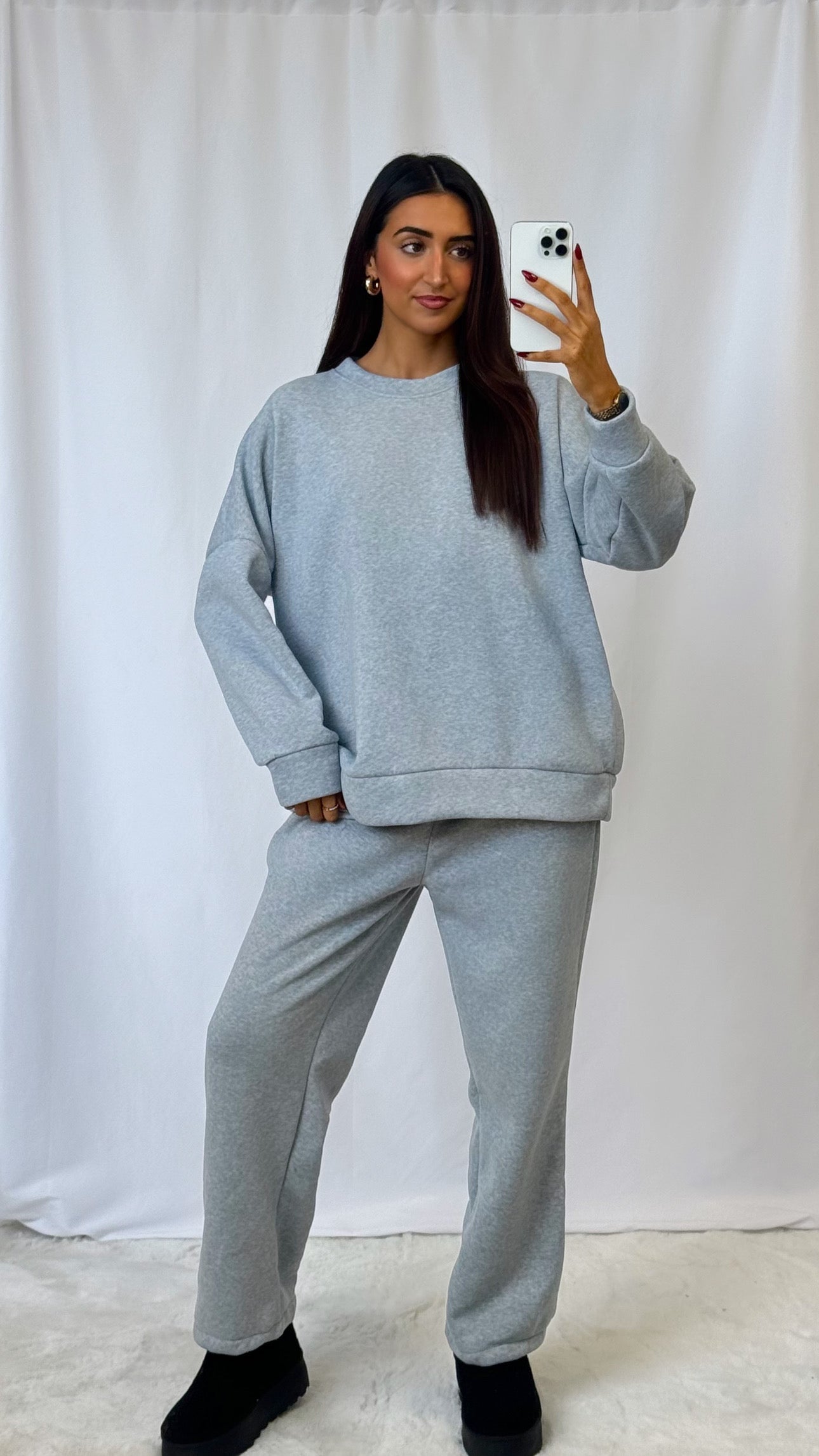 Ensemble de jogging gris