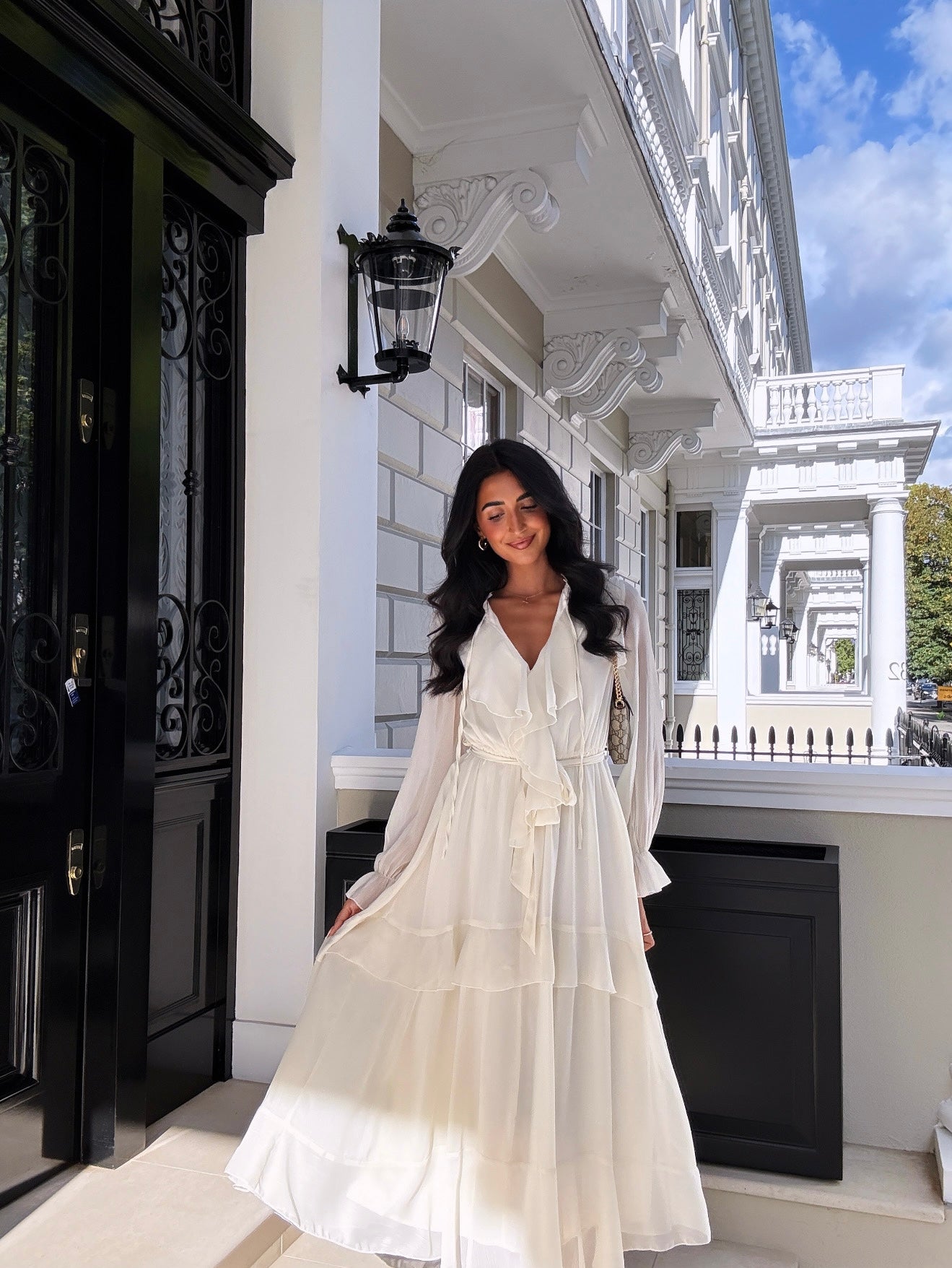 Robe longue à volants (4 coloris)
