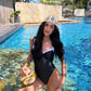Maillot de bain 1 pièce noir