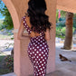 Robe longue à pois (2 coloris)