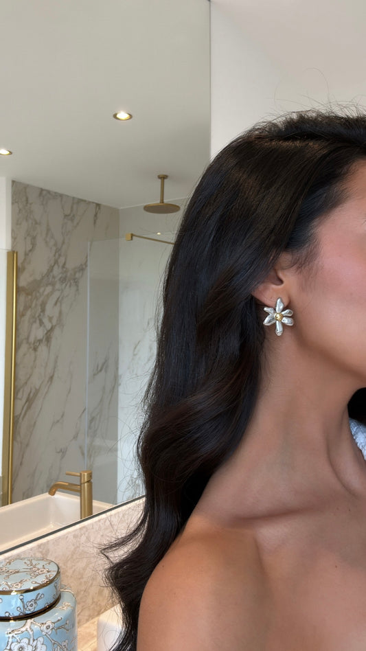 Boucles d’oreilles fleurs
