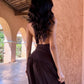 Robe longue fendue (2 coloris)