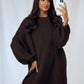 Robe pull chocolat