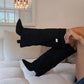 Bottes à talons en daim (2 coloris)