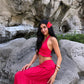 Ensemble top et jupe longue (3 coloris)