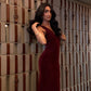 Robe longue en velours (2 coloris)