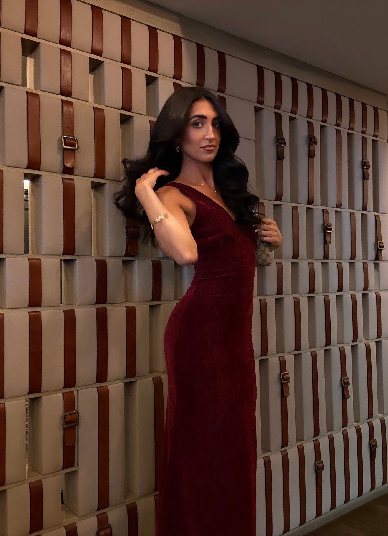 Robe longue en velours (2 coloris)