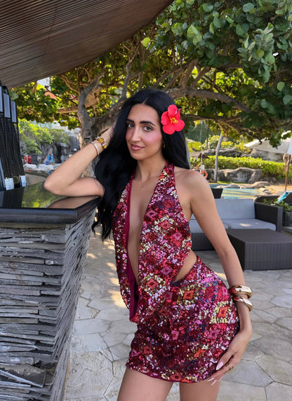 Ensemble top et jupe Ibiza (2 coloris)