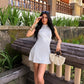 Robe courte à pois (3 coloris)