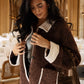 Veste curly bicolore (2 coloris)