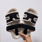 Mules curly noire sans boîte